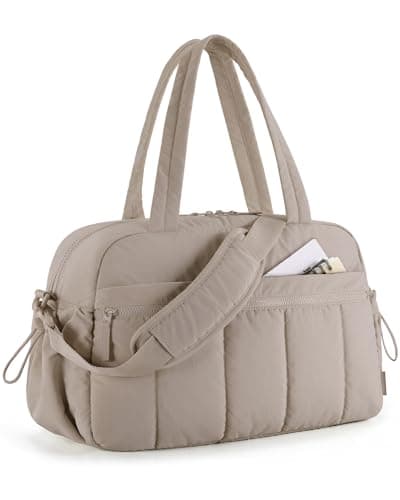 BAGSMART 24L Womens Gym Travel Bag, Weekend Overnight Cabin Bag, Wet Pocket