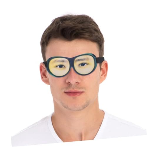 3D Funny Sleep Mask Black Polyester Breathable Eye Shade