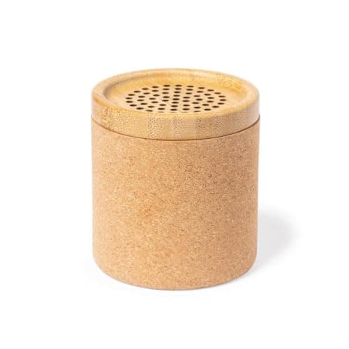 Sawfish Personalised Speaker Mirintex Portable Cork & Bamboo Bluetooth Speaker – Type-C Charging, Rechargeable, Natural Design — view 2