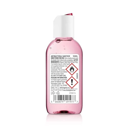 INEOS Sanitiser Pocket Gel Rhubarb & Tonka Hospital Grade 50ml, 12 Pack — view 4