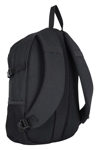 Mountain Warehouse Bolt 18L Backpack - Ripstop Rucksack, Compression Straps Bag - For Travelling Black — view 3