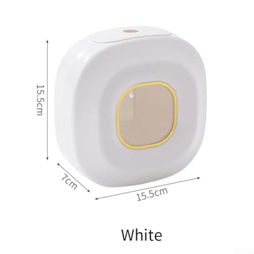 Homeponnew Kitchen Cling Film Holder Wall Mount Dispenser Box for Food Wrap Rolls Storage Bags Shoe Covers - Mint Green 15.5x7cm(White) — view 5