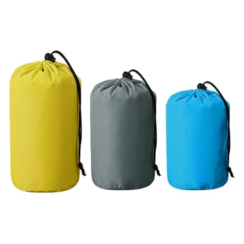 Fascetta 3Pcs Stuff Sack Waterproof Outdoor Small Items Storage Stuff Bag