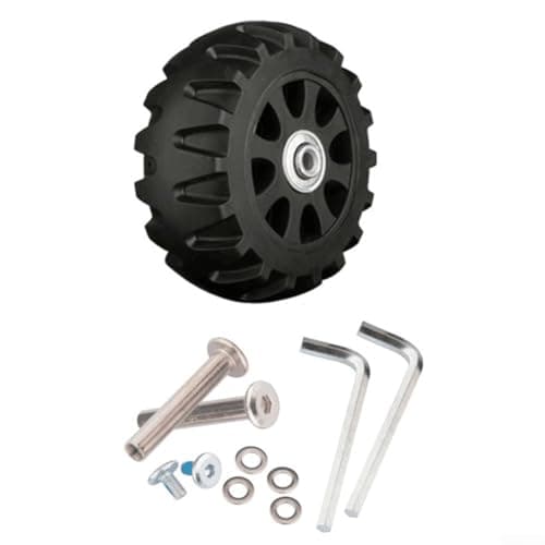 Heavy Duty Suitcase Replacement Wheels Trolley Wheel Repair Kit Luggage Caster Parts Silent Inline Skate Style Plastic Rollers for Travel Bags(80mm*29mm) — view 6