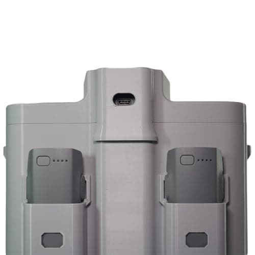 Storage Box Case for DJI Neo 2 3D Printed Protective Carrying Case, Anti-Pressure Hard Case with Magnetic Lid and 2 Battery Compartments Portable for NEO2 Drone Protection Accessories — view 4
