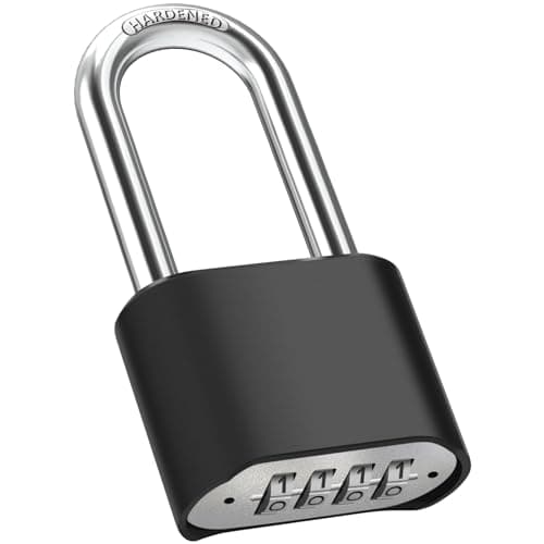 Diyife Heavy Duty Combination Padlocks, 51.5mm Large Size, Weatherproof