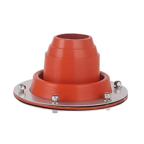 AsrMyjcx Tent Stovepipe Chimney Plug Feedthrough Adapter Pipe Insulation for Outdoor Tents, Boathouses, Garden Sheds, Workshops, Cabins, orange
