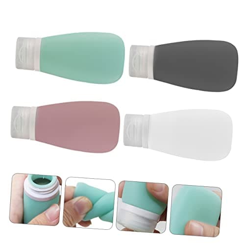 Silicone Refillable Lotion Containers 38ml 4 Pack for Travel — view 3