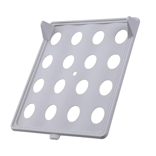 Aramox Clothes Organizer Tray, PP T Shirt Folding Board, Lightweight Clothing Shirt Folder with Smooth, Space Saving Stackable Storage for Closet Home Travel Users (Gray)