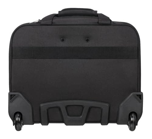 American Tourister at Work - 15.6 Inch Laptop Bag with Wheels, 44 cm, 22 L, Black/Orange (Black/Orange) — view 4