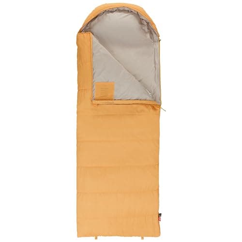 Outwell Campion Single Sleeping Bag – 3-Season Premium Rectangular Family Camping, Soft & Warm, Built-In Pillow, Comfort Hood - for Camping, Hiking, Campervan, Festivals (Campion Prime (Yellow)) — view 5