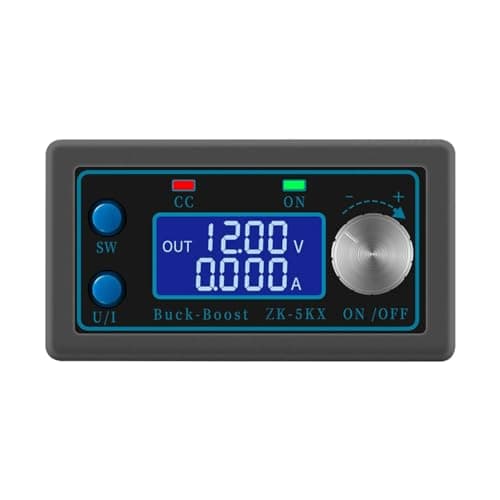 DollaTek DC Buck Boost Voltage Converter 0.6-36V Adjustable Voltage Power Supply Module Power Converter Digital LCD Display Solar Battery Charging 5KX