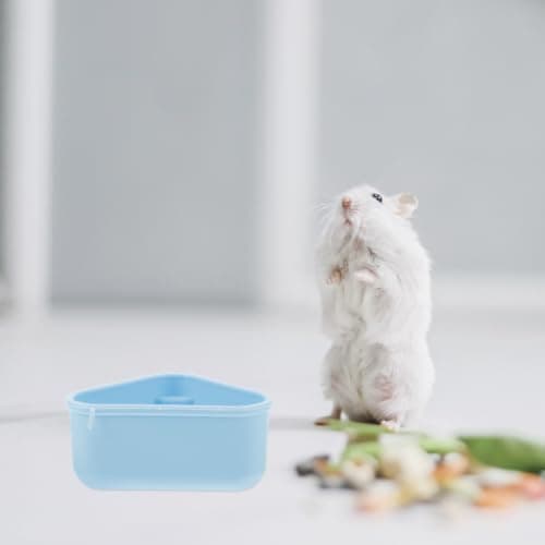 GALPADA Small Pet Feeding Set with Running Wheel, Food Bowl and Water Bottle for Mice and Small Pets, Made of Sturdy Abs Material, Easy Disassembly for Cleaning, Suitable for Home — view 4