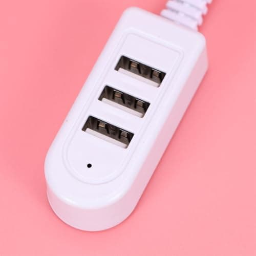 Mini Multi Port USB Hub 3a Extension Cable White Plastic — view 5