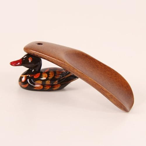 Parliky Mini Shoe Horn Portable Wooden Tool for Travel Office Elders — view 6