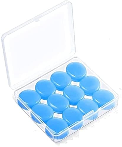 Silicone Ear Plugs for Sleeping Custom Fit Noise Reduction Reusable Super Soft Silicone Earplugs for Snoring, Swimming, Travel, Concerts, Work, Studying, Loud Noise - The Earplug for Sleep