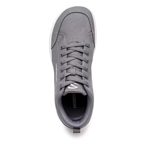 HOBIBEAR Barefoot Shoes for Men Women Wide Toe Minimalist Trainers Unisex Canvas Non-Slip Walking Shoes(Gray,UK 10) — view 2