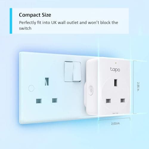 Tapo P100(4-pack) Smart Plug, Mini WiFi Plug Works with Alexa & Google — view 2