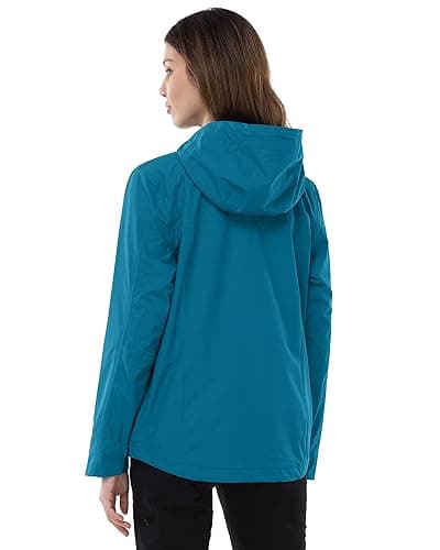 Outdoor Ventures Women's Waterproof Jacket Raincoat Packable Rain Jacket — view 2