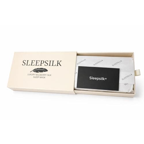 SleepSilk Mulberry Silk Sleep Mask – Luxury Padded Eye Mask for Deep Sleep, Light Blocking, Soft Face-Hugging Design, 22 Momme Silk, Blackout Eye Mask,Dusty Gold Ideal Gift — view 5
