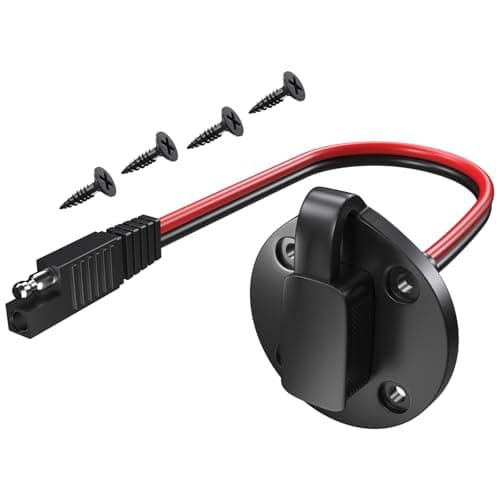 Cleqee SAE Power Socket Sidewall Port for Solar Generator Battery Charger