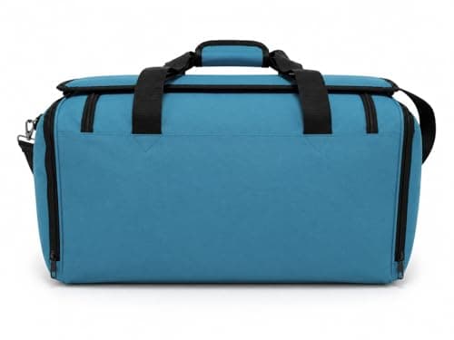 Lightweight Cabin Holdall Travel Gym Weekend Bag, Turquoise, 42L — view 5