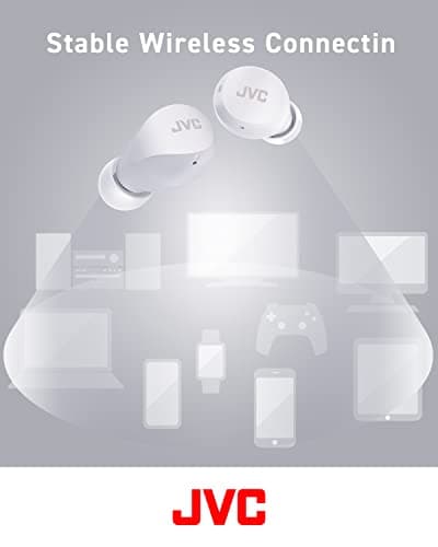 JVC HA-Z66T-W Gumy Mini True Wireless Earbuds, 23 Hours Playback, Bluetooth 5.1, Compact and Lightweight, Water Resistance (IPX4), White — view 6