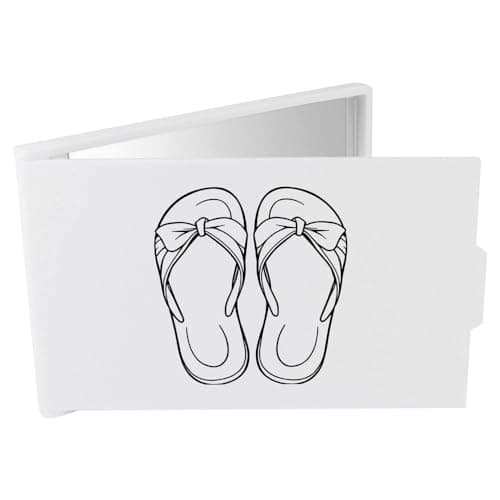 Azeeda 'Beach Sandals' Compact Makeup Mirror (CM00057098)