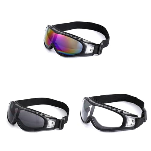 Pack of 3 Cycling Ski Goggles for Women Men Snow Sports Motorcycle Snowboard Goggles