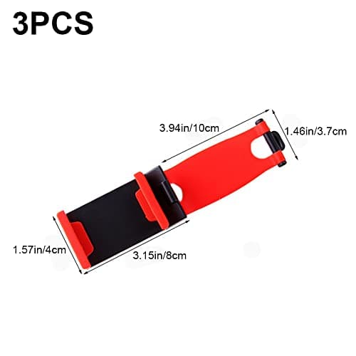 QYNuLi 3 Pcs Universal Mobile Phone Mount - Adjustable Car Cradles for Steering Wheel — view 2