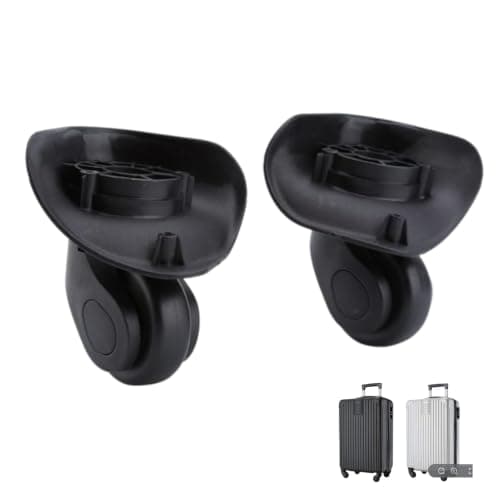 Kukyller 2PCS Luggage Replacement Wheels, Luggage Suitcase Wheel Suitcase Swivel Repair Caster Wheels Luggage Suitcase Swivel Wheels Suitcases Replacement Wheel for Trolley