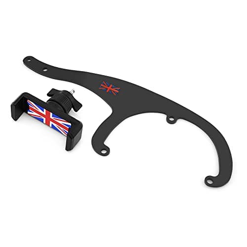 Heinmo Union Jack Red Smartphone Cell Phone Mount Holder For R55 R56 R57 CLUBMAN Convertible Coupe 2006-2015 — view 4