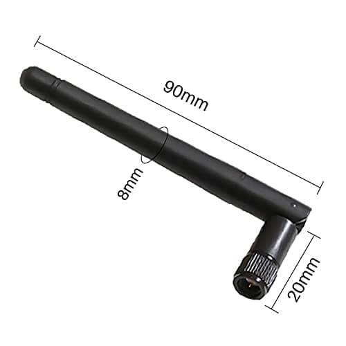 4CS 433MHz Lora Antenna Omnidirectional Wifi Antenna 2.5dBi 50ohm SMA-J XHCIOT TX433-JK-11 Rubber Aerial For Routers Hotspot HDTV DTU Modem — view 2