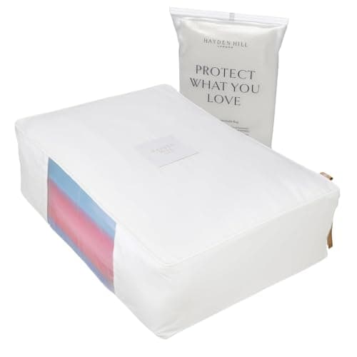 Hayden Hill Luxury Organic Cotton Sweater and Blanket Storage Bag 20 Inch