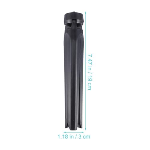 Zerodeko Foldable Tabletop Tripod Anti-slip Design with 1/4 Inch Screw 2pcs Abs and Rubber Material for Cameras and Projectors for Streaming and Recording — view 2