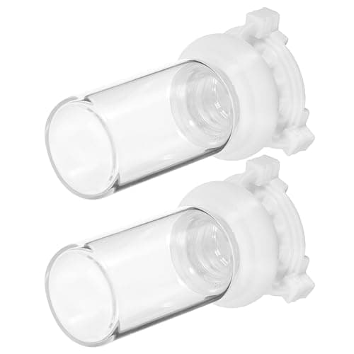 Adorainbow 2pcs Ant Water Feeder Cup 10ml Glass Plastic Portable