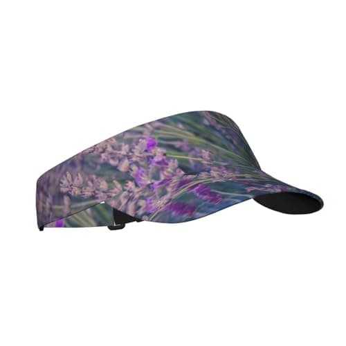 FBGHHTY Purple Lavender Field Print Uv Protection Breathable Cap Unisex Sports Sunscreen Hat Fishing Golf Beach Travel — view 2
