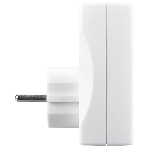 Masterplug TAUSBEUR2-MP UK to Europe USB Travel Adaptor, White — view 3