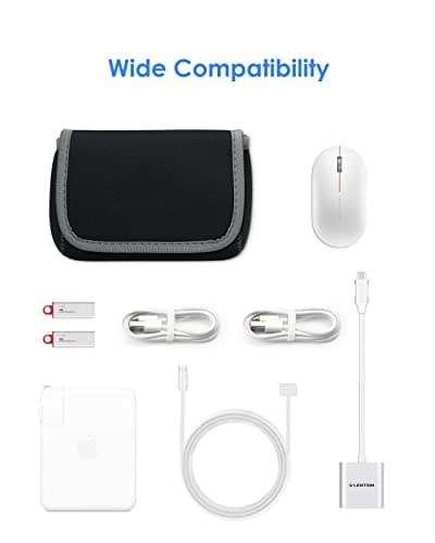 LENTION Electronics Accessories Storage Pouch, Cable Organiser Bag — view 5
