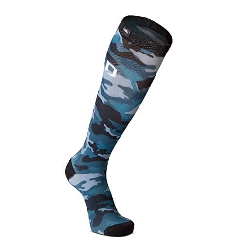 DAKY Compression Socks for Men Women - Athletic, Hiking, Walking, Running, Sports - Travel, Flight, Pregnancy Socks (Ultimo Camo, S/M)