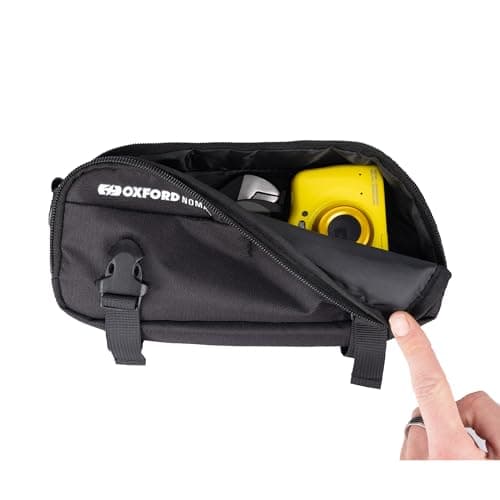 Oxford Nomad 2L Utility Pouch OL584 | Motorcycle Adventure Bike Lightweight Modular Luggage System, Black — view 4