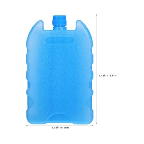 KOMBIUDA Reusable Ice Packs and Refreezable Ice Bricks 7pcs with Compact Pe Design, Energy Saving for Air Conditioner Fan and Cooler for Camping and Road Trip Cooling — view 2