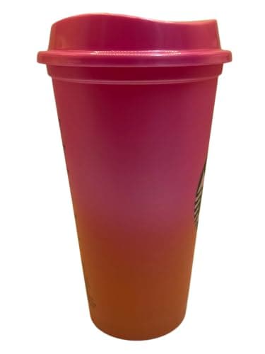 STARBUCKS Hot Tropic Haze Reusable Plastic Travel Eco Cup/Mug/Tumbler Summer 2026 Grande Medium, 16oz 473ml — view 2