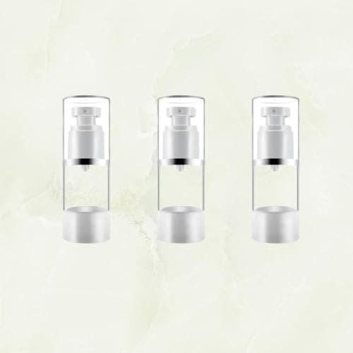 VILLFUL Portable Travel Spray Sunscreen Bottle in Modern Mini and Compact Design 3pcs with Press Pump, Refillable 30ml Cosmetics Sprayer for Bathroom and Travel Use — view 2
