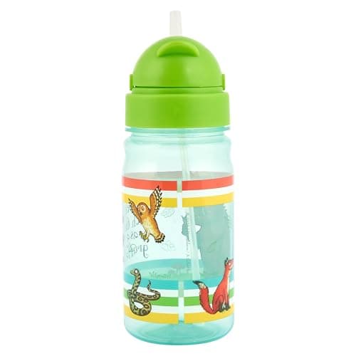 The Gruffalo 400ml Kids Water Bottle with Dome Lid & Flip-Up Integrated Straw - BPA-Free, Leak-Proof Design, Perfect for School & Outdoor Activities, Green — view 3