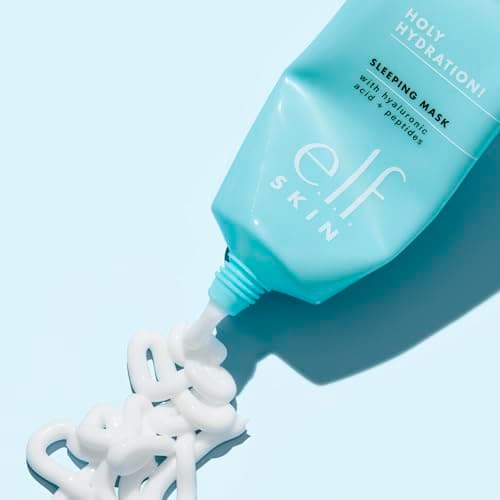 e.l.f. SKIN Holy Hydration! Sleeping Mask, Moisturising & Plumping Dual-Use Sleep Or Rinse-Off Face Mask, Soothes Skin With A Creamy Formula — view 5