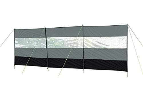 OLPRO Compact Vision 5m Charcoal Lightweight Camping Windbreak with Windows