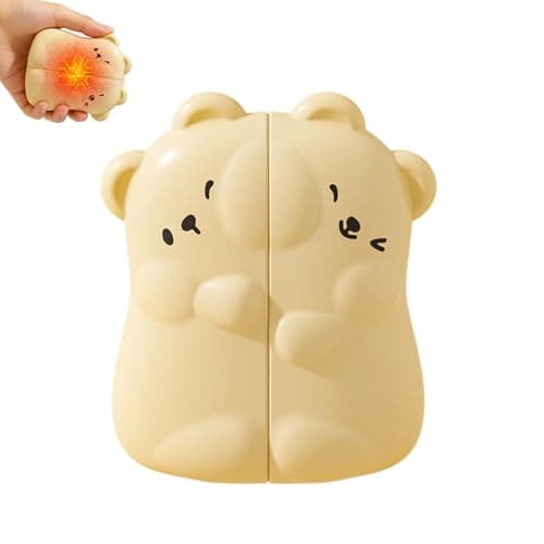 Kids Rechargeable Hand Warmers | 3 Levels Cute Bear Magnetic Long Lasting Outdoor Heater,Kids Hand Warmers | for Winter Indoor Home School Offices Work Skiing Hiking Walking Commuting Daily