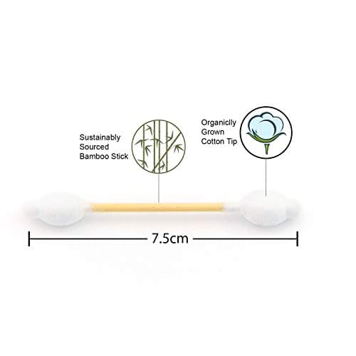 LEAF BOAT Cotton Buds 78 or 234 Pieces | Baby Safety Cotton Buds for Ears, Makeup Cleaning | GOTS Certified Biodegradable, Eco-Friendly Plastic Free | Vegan | Recycled Packaging | — view 3