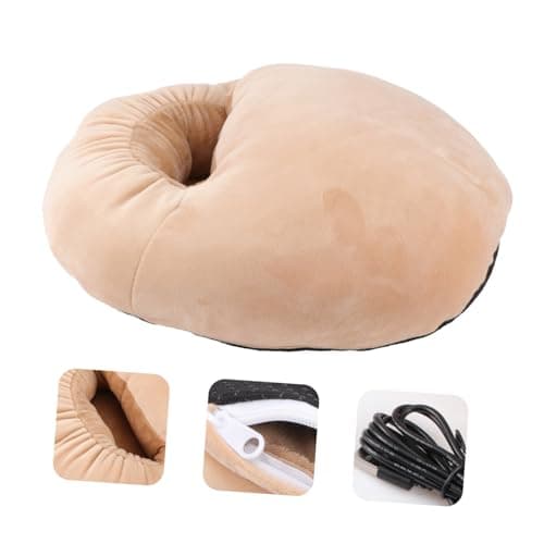 USB Foot Warmer Khaki Eva Heating Shoes for Winter Travel — view 3